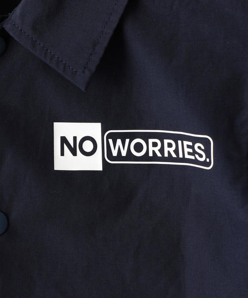 green label relaxing(グリーンレーベルリラクシング)の「【キッズ】ロゴプリントコーチジャケット(ブルゾン・キッズ・オリーブ/ネイビー・135/125/105/115)」の9枚目の写真
