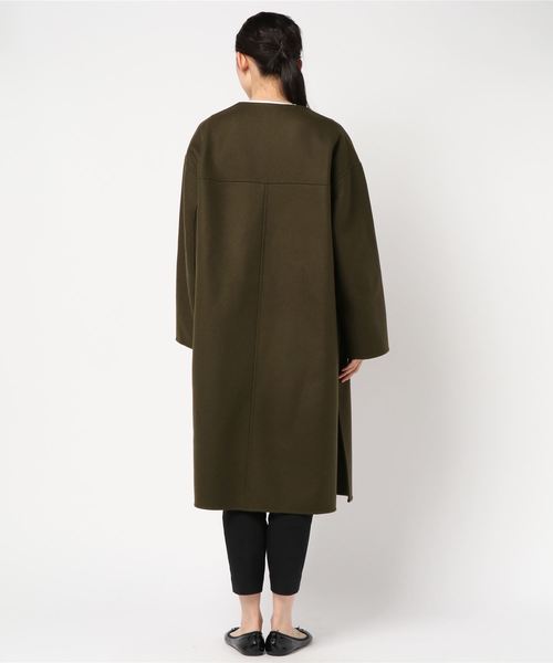 CASA FLINE(カーサフライン)の「ウールガウンコート(その他アウター・レディース・ブラック/カーキ・FREE)」の7枚目の写真