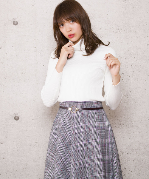 LUGG NAGG(ラグナグ)の「【Jewelobe/ ジュエローブ】タートルネック リブニット トップス(ニット/セーター・レディース・ホワイト/ブラック/ブラウン/グレー/グリーン・FREE)」の17枚目の写真
