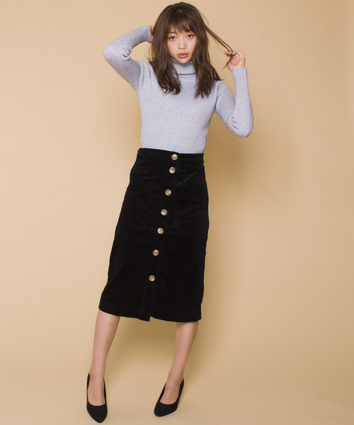 LUGG NAGG(ラグナグ)の「【Jewelobe/ ジュエローブ】タートルネック リブニット トップス(ニット/セーター・レディース・ホワイト/ブラック/ブラウン/グレー/グリーン・FREE)」の13枚目の写真