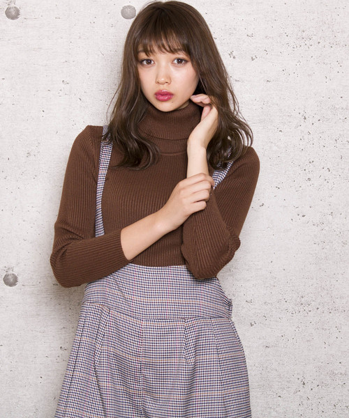 LUGG NAGG(ラグナグ)の「【Jewelobe/ ジュエローブ】タートルネック リブニット トップス(ニット/セーター・レディース・ホワイト/ブラック/ブラウン/グレー/グリーン・FREE)」の18枚目の写真