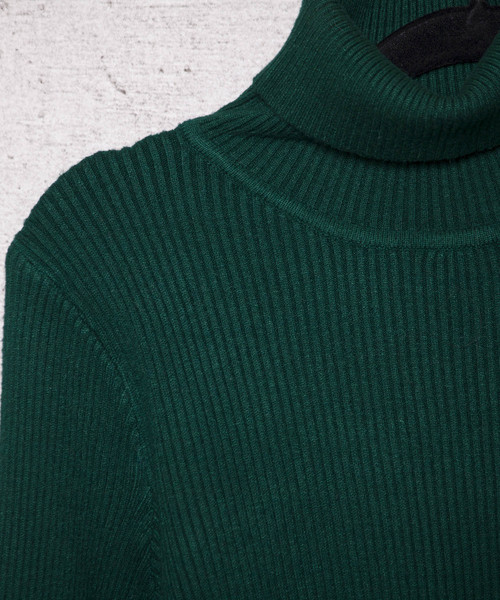 LUGG NAGG(ラグナグ)の「【Jewelobe/ ジュエローブ】タートルネック リブニット トップス(ニット/セーター・レディース・ホワイト/ブラック/ブラウン/グレー/グリーン・FREE)」の15枚目の写真