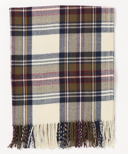 ROPE' PICNIC（ロペピクニック）の「大判チェックストール（ストール/ショール・レディース・カーキ/ブルー系その他/イエロー系その他/ワイン/キナリ・FREE）」の6枚目の写真