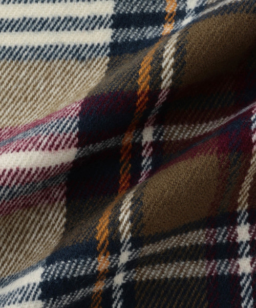 ROPE' PICNIC（ロペピクニック）の「大判チェックストール（ストール/ショール・レディース・カーキ/ブルー系その他/イエロー系その他/ワイン/キナリ・FREE）」の8枚目の写真