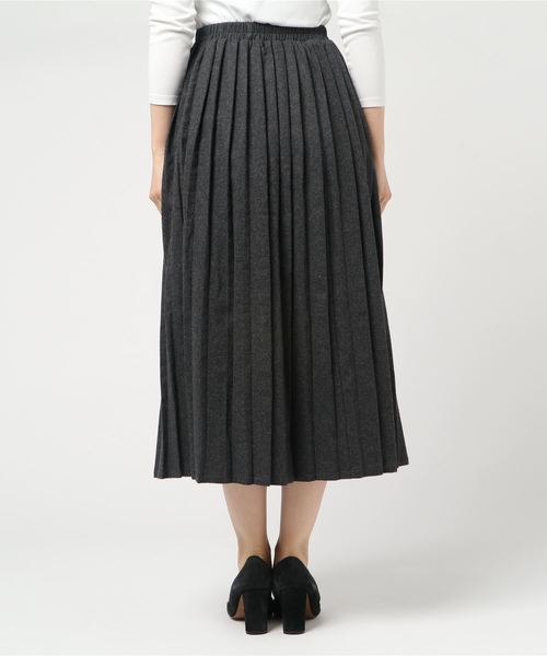 rps（アールピーエス）の「プリーツスカート（スカート・レディース・チャコールグレー/ダークグリーン/オフホワイト/ボルドー/グレー系その他/ブラック・M）」の10枚目の写真