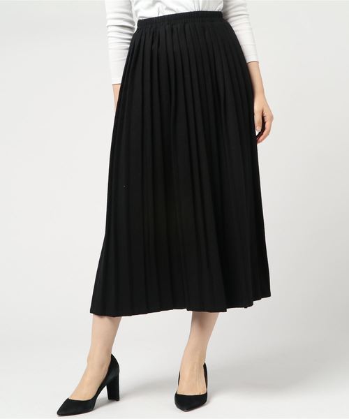 rps（アールピーエス）の「プリーツスカート（スカート・レディース・チャコールグレー/ダークグリーン/オフホワイト/ボルドー/グレー系その他/ブラック・M）」の18枚目の写真