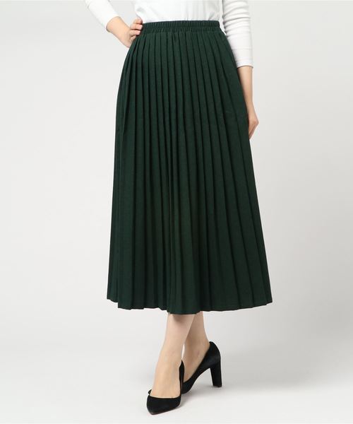 rps（アールピーエス）の「プリーツスカート（スカート・レディース・チャコールグレー/ダークグリーン/オフホワイト/ボルドー/グレー系その他/ブラック・M）」の16枚目の写真