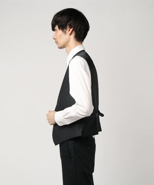 THE SUIT COMPANY（ザ・スーツカンパニー）の「<FORMAL>リバーシブルジレ（ベスト・メンズ・チャコールグレー・S/L/M/3L/SS/LL）」の4枚目の写真