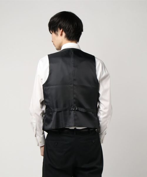 THE SUIT COMPANY（ザ・スーツカンパニー）の「<FORMAL>リバーシブルジレ（ベスト・メンズ・チャコールグレー・S/L/M/3L/SS/LL）」の2枚目の写真