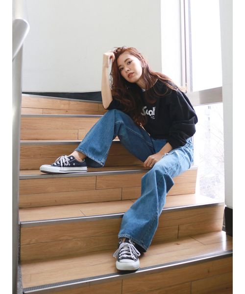 schott（ショット）の「Schott別注ロングスリーブTee（Tシャツ/カットソー・レディース・ブラック/ベージュ/オフホワイト・FREE）」の16枚目の写真