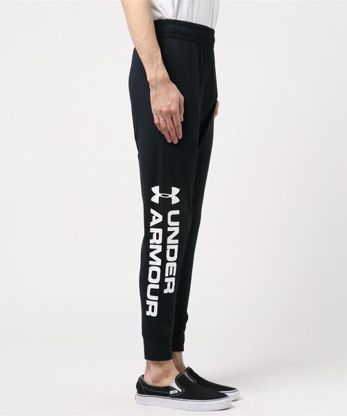 UNDER ARMOUR（アンダーアーマー）の「アンダーアーマー UNDER ARMOUR UA SPORTSTYLE COTTON GRAPHIC JOGGER 1329298（その他パンツ・メンズ・ブラック/グレー・M/L/S/XL/XXL）」の4枚目の写真