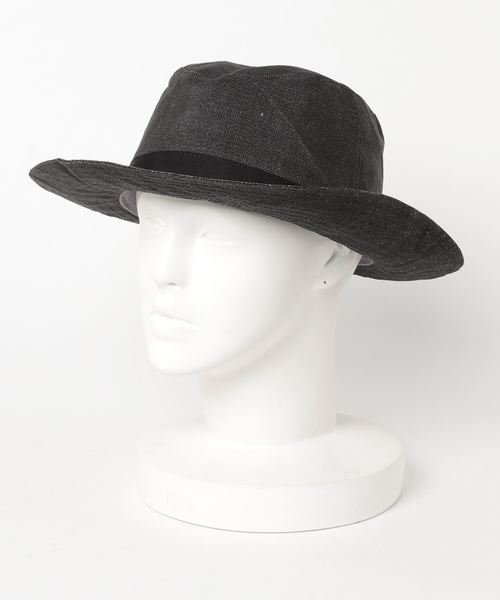 CA4LA(カシラ)の「WASHABLE PAPER CLOTH WIDE HAT2(ハット・メンズ・ブラック/ベージュ/グレー・ONESIZE)」の2枚目の写真