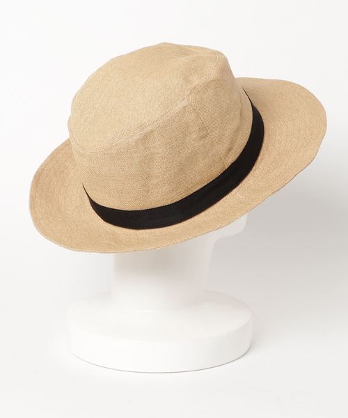 CA4LA(カシラ)の「WASHABLE PAPER CLOTH WIDE HAT2(ハット・メンズ・ブラック/ベージュ/グレー・ONESIZE)」の4枚目の写真