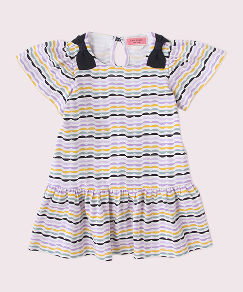 セール Kate ガールズ ワンピース ウェイブ ジオ ドレス ワンピース Kate Spade New York York Childrenswear ケイトスペードニューヨーク のファッション