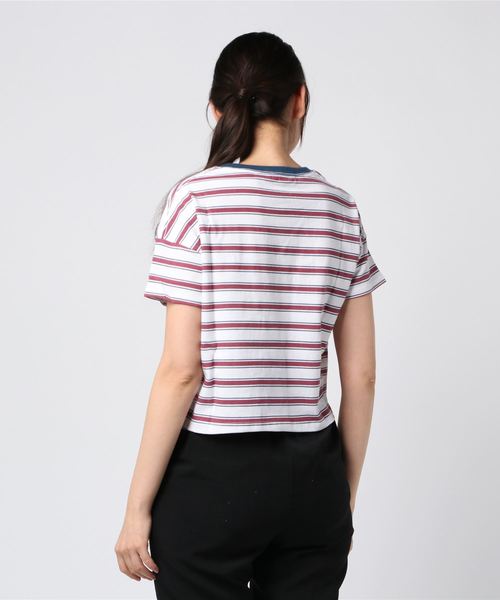 BILLABONG（ビラボン）の「半袖Tシャツ BILLABONG AJ013-232（Tシャツ/カットソー・レディース・ネイビー/イエロー・M/L）」の4枚目の写真