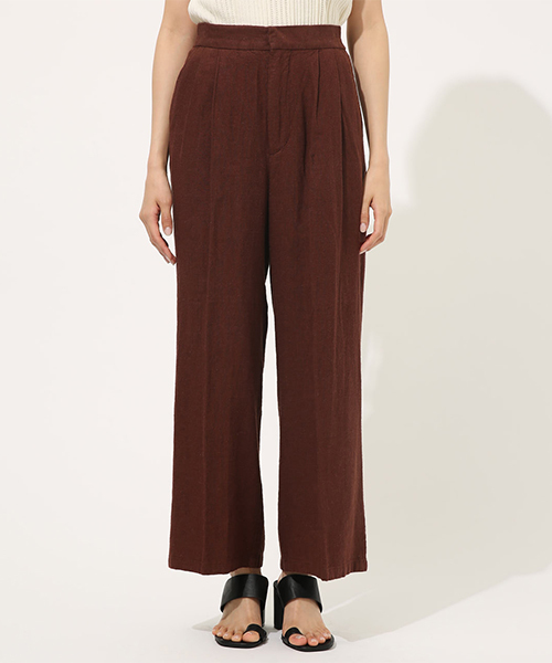 AZUL by moussy(アズールバイマウジー)の「LINEN WIDE PANTS / リネンワイドパンツ(その他パンツ・レディース・ブラウン/ベージュ系その他・SMALL/MEDIUM)」の16枚目の写真