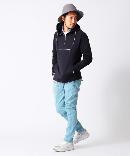 BEAMS(ビームス)の「BEAMS / スウェット アノラック(パーカー・メンズ・オフホワイト/ブルー/ネイビー・SMALL/MEDIUM/LARGE/X-LARGE)」の17枚目の写真