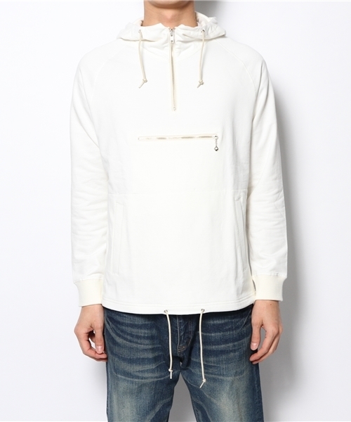 BEAMS(ビームス)の「BEAMS / スウェット アノラック(パーカー・メンズ・オフホワイト/ブルー/ネイビー・SMALL/MEDIUM/LARGE/X-LARGE)」の12枚目の写真