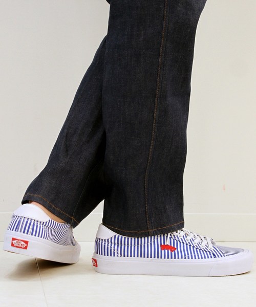 VANS（バンズ）の「【Begin掲載】【国内限定】VANS / バンズ 417 限定 COURT ICON STRIPES（スニーカー・メンズ・ブルー・26cm/26.5cm/27cm/27.5cm/28cm/25.5cm/28.5cm）」の13枚目の写真