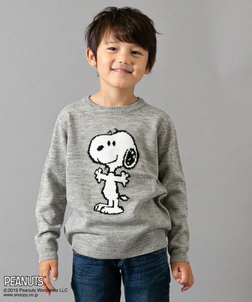 Peanuts ピーナッツ のファッション ニットセーター ニット セーター セール Snoopy スヌーピー トップス