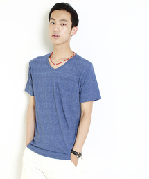WEGO | WEGO/ジャガードVネックTシャツ(Tシャツ/カットソー)