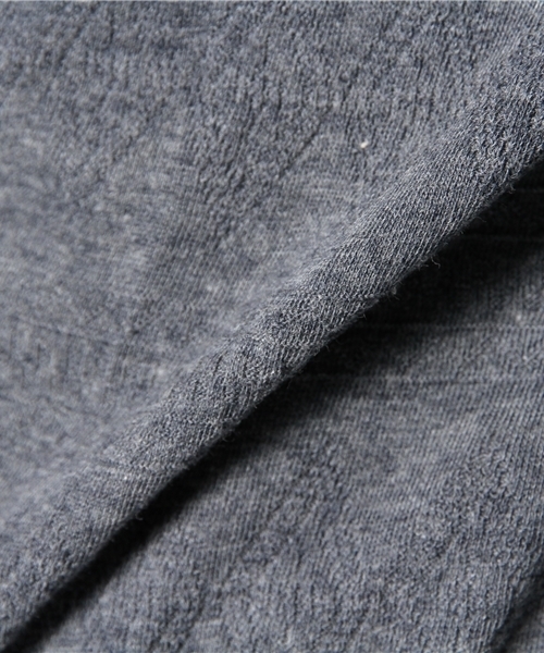 WEGO(ウィゴー)の「WEGO/ジャガードVネックTシャツ(Tシャツ/カットソー・メンズ・ネイビー/ライトピンク/ダークグレー/サックスブルー・LARGE/MEDIUM)」の6枚目の写真