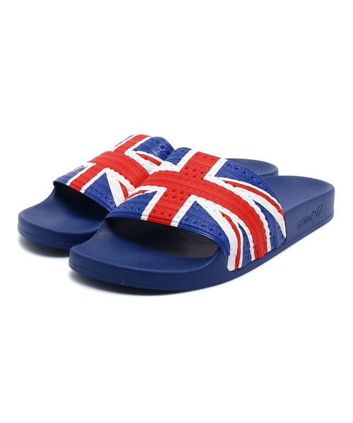 adidas Originals（アディダスオリジナルス）の「アディダス オリジナルス アディレッタ adidas Originals ADILETTE Flags（スニーカー・メンズ・ホワイト/ブルー/ブラック/グリーン・26.5cm/27.5cm/28.5cm）」の4枚目の写真