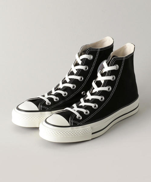 CONVERSE（コンバース）の「【WORK TRIP OUTFITS】CONVERSE ALL STAR J HI　/ MADE IN JAPAN（スニーカー・レディース・ナチュラル/ブラック・23.5cm/23cm/24.5cm/24cm/25cm）」の9枚目の写真