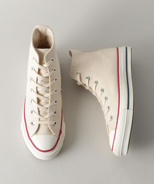 CONVERSE（コンバース）の「【WORK TRIP OUTFITS】CONVERSE ALL STAR J HI　/ MADE IN JAPAN（スニーカー・レディース・ナチュラル/ブラック・23.5cm/23cm/24.5cm/24cm/25cm）」の3枚目の写真