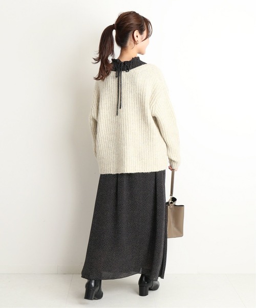セール】MIX畦Vネックニット◇（ニット/セーター）｜SLOBE IENA