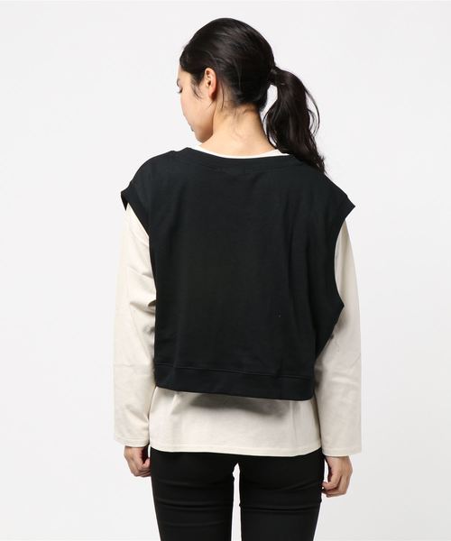 SpRay(スプレイ)の「ベストSETシャツ(Tシャツ/カットソー・レディース・ブラック/ブラウン/グリーン/パープル・FREE)」の11枚目の写真