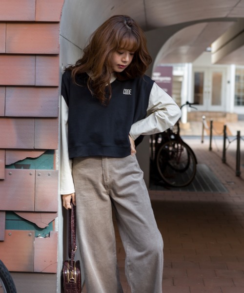 SpRay(スプレイ)の「ベストSETシャツ(Tシャツ/カットソー・レディース・ブラック/ブラウン/グリーン/パープル・FREE)」の18枚目の写真