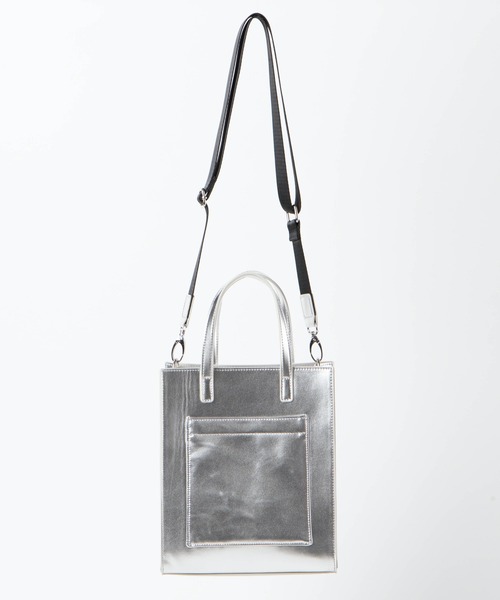 WEGO（ウィゴー）の「WEGO/2wayフェイクレザーポケットショルダー付きトートバッグ（トートバッグ・レディース・ブラック/ワイン/シルバー/その他5/その他1/その他3/その他4/その他2・FREE）」の21枚目の写真