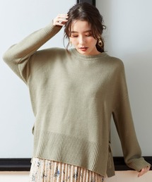 Green Parks | サイドリボンニットプルオーバー *(ニット/セーター)