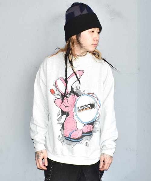 VINTAGE（ヴィンテージ）の「【ヴィンテージ古着】Energizer/エナジャイザー クルーネックスウェット（スウェット・メンズ・グレー・X-LARGE）」の7枚目の写真