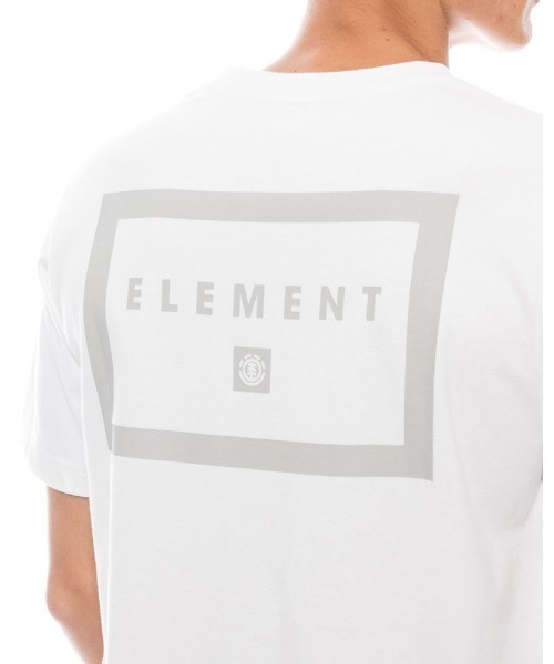 ELEMENT(エレメント)の「ELEMENT メンズ BANZER BACK SS Tシャツ/エレメント バックプリント(Tシャツ/カットソー・メンズ・ホワイト/ブラック・MEDIUM/LARGE)」の2枚目の写真