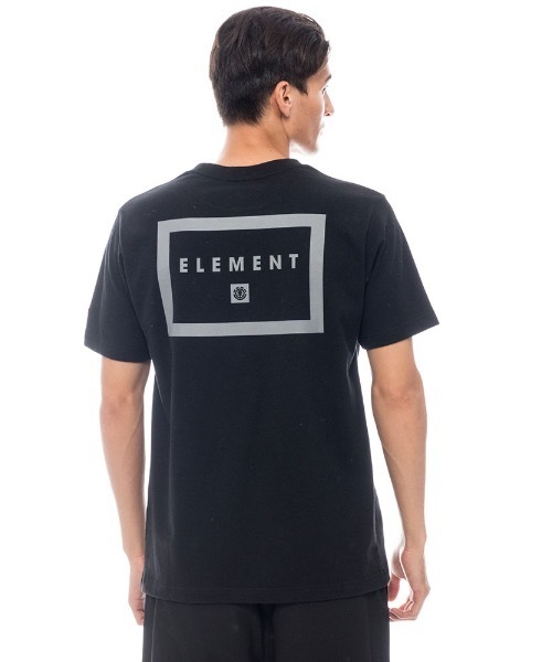 ELEMENT(エレメント)の「ELEMENT メンズ BANZER BACK SS Tシャツ/エレメント バックプリント(Tシャツ/カットソー・メンズ・ホワイト/ブラック・MEDIUM/LARGE)」の1枚目の写真