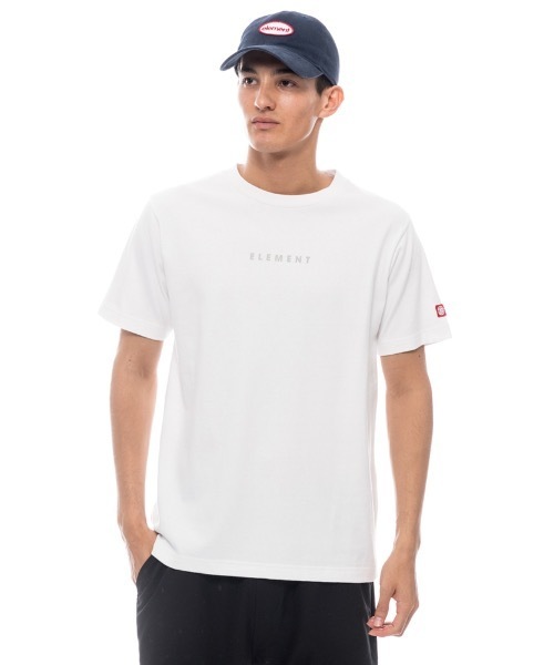 ELEMENT(エレメント)の「ELEMENT メンズ BANZER BACK SS Tシャツ/エレメント バックプリント(Tシャツ/カットソー・メンズ・ホワイト/ブラック・MEDIUM/LARGE)」の3枚目の写真
