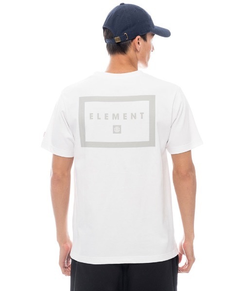 ELEMENT(エレメント)の「ELEMENT メンズ BANZER BACK SS Tシャツ/エレメント バックプリント(Tシャツ/カットソー・メンズ・ホワイト/ブラック・MEDIUM/LARGE)」の5枚目の写真
