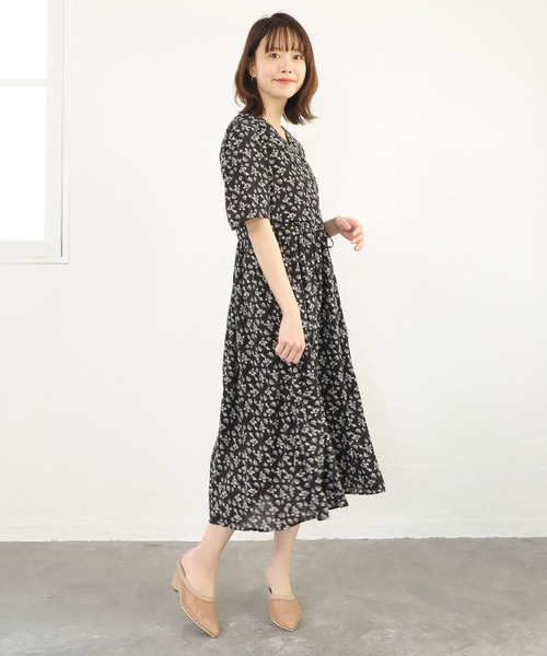 SESTO（セスト）の「ポインテッドトゥウエッジメッシュシアーミュールサンダル（サンダル・レディース・ブラック/ベージュ・L/S/3L/LL/M）」の12枚目の写真