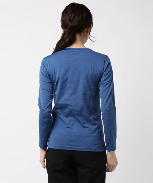 SUNSPEL(サンスペル)の「SUNSPEL / WOMEN’S Q82 PLAIN(Tシャツ/カットソー・レディース・ブルー/ワインレッド・1/2)」の16枚目の写真
