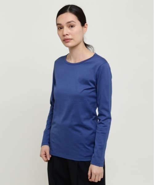 SUNSPEL(サンスペル)の「SUNSPEL / WOMEN’S Q82 PLAIN(Tシャツ/カットソー・レディース・ブルー/ワインレッド・1/2)」の3枚目の写真