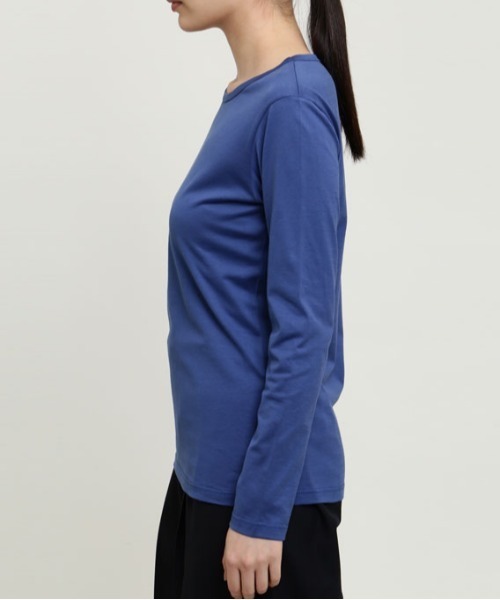 SUNSPEL(サンスペル)の「SUNSPEL / WOMEN’S Q82 PLAIN(Tシャツ/カットソー・レディース・ブルー/ワインレッド・1/2)」の6枚目の写真