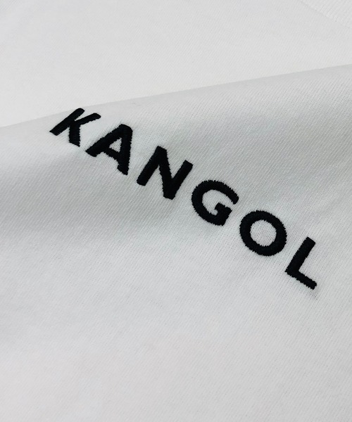 KANGOL(カンゴール)の「【KANGOL×A.S.M コラボ】アメリカンコットン / KANGOL オーバーサイズ ルーズサイズ バックプリント パーカー Tシャツ(5分袖)(パーカー・メンズ・ホワイト/ブラック/ベージュ/ブラック系その他/スモークピンク/ブルー系/ブルー系1/ベージュ系/ベージュ系1・FREE)」の22枚目の写真