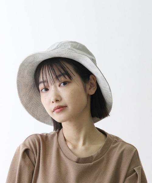 salle de bal（サルデバル）の「▽ ST:UV LONG BRIM BUCKET バケットハット（ハット・レディース・ブラック/オフホワイト/ベージュ/ネイビー/グレー・FREE）」の14枚目の写真