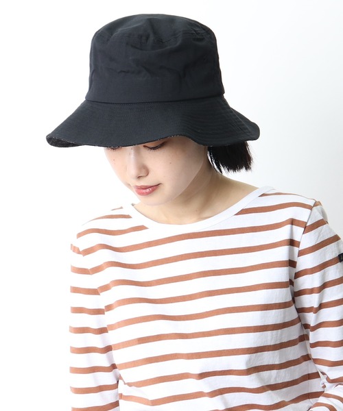 salle de bal（サルデバル）の「▽ ST:UV LONG BRIM BUCKET バケットハット（ハット・レディース・ブラック/オフホワイト/ベージュ/ネイビー/グレー・FREE）」の17枚目の写真