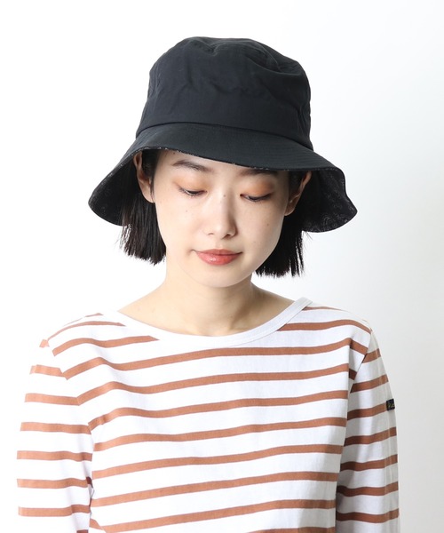 salle de bal（サルデバル）の「▽ ST:UV LONG BRIM BUCKET バケットハット（ハット・レディース・ブラック/オフホワイト/ベージュ/ネイビー/グレー・FREE）」の18枚目の写真