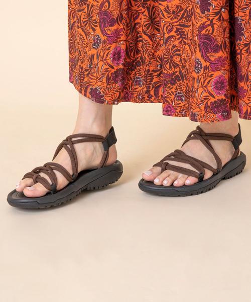 coen(コーエン)の「レースアップスポーツサンダル(サンダル・レディース・ブラック/モカ・LARGE/SMALL/MEDIUM)」の16枚目の写真