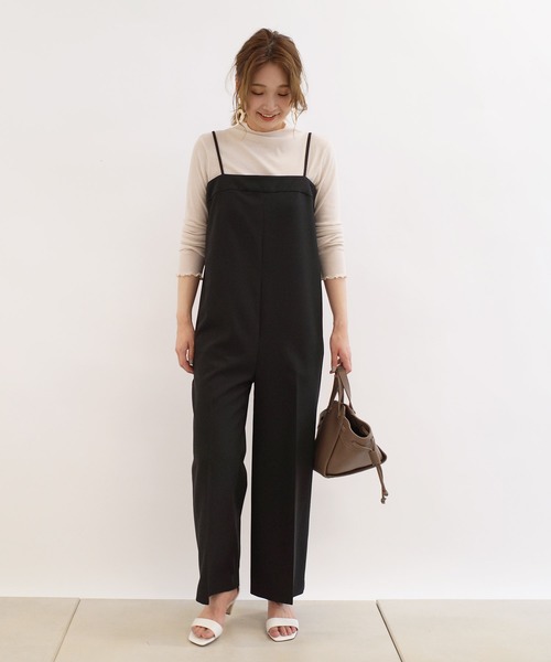 DouDou(ドゥドゥ)の「サロペット(サロペット/オーバーオール・レディース・ブラック/ベージュ・FREE)」の13枚目の写真