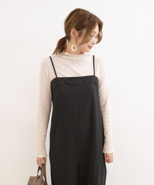 DouDou(ドゥドゥ)の「サロペット(サロペット/オーバーオール・レディース・ブラック/ベージュ・FREE)」の17枚目の写真